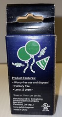 LED Party Light Bulb-A15-Green- 50 Lumens – 3-Watt -93116856