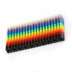 100Pcs Cable Marker Set Durable Easy-to-Use For Color-Coding Cables