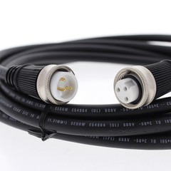 Hubbell 12ft Mini-Quick Male/Female 16/3 SEOOW Cable Assembly HJMS03112