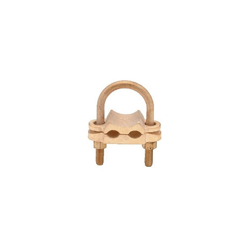 Penn-Union GU-11, 2″, 4 Sol to 2/0 Str, Copper Alloy Ground Clamp Connector, 1pc