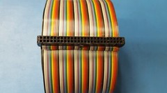 MULTI COLOR FLAT RIBBON CABLE , 50 CONDUCTOR , WITH CONNECTOR 36″
