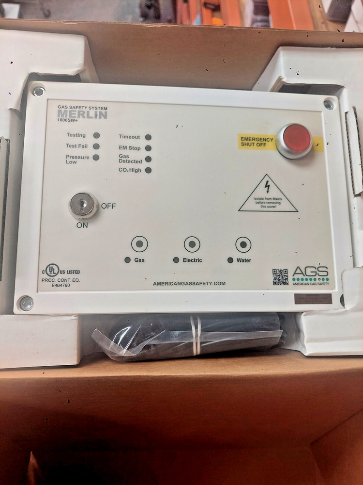 AGS Gas Safety System Merlin 1000SW+ Gas, Water & Electrical Isolation 240 volts