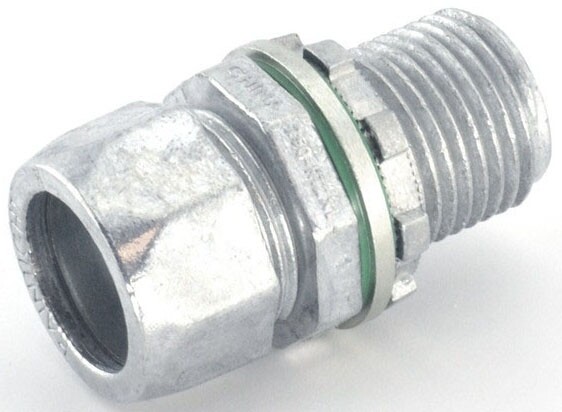 Bridgeport 250-RT2XL, 1/2″, Non-Insulated, Compression, EMT Connector, 1 pc