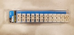 Ideal 89-614 Nylon Barrier Strip for 12 Circuits 50A/600V 8-20 AWG