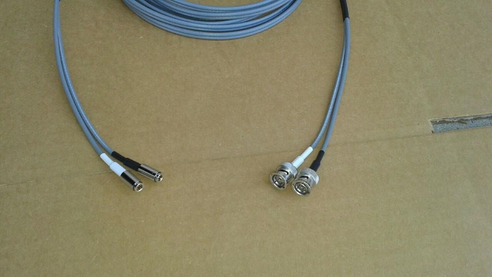 NEW CISCO 1.0/2.3 to BNC Male dual coax cable 6ft CAB-T3E3-RF-BNC-M DUAL 735