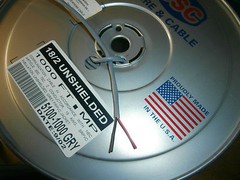 10 Ft 18/2 UN-Shielded 18 AWG 2 Conductor Stranded Audio/Security/Control Cable
