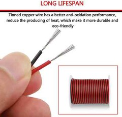 Electric Wire 65.6Ft 22 Gauge Wire 12V Low Voltage Premium Quality Durable