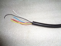 PANDUIT CLT25F-C20 SLIT WALL CORRUGATED TUBING 1/4″ BLACK WIRE LOOM 100FT COIL