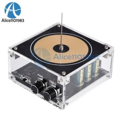 Bluetooth Music Tesla Coil AC110-240V 120W 10cm High Frequency Voltage Pulse