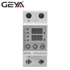 GEYA Over Current Protector Over&Under voltage Protective Device 40A 63A 220V