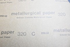 LOT OF 50 12″ 320 GRIT SILICON CARBIDE WET/DRY SANDING DISC