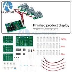 CD4017 + NE555 Flash Light DIY LED Electronic Kit Soldering Learning Project