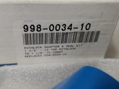 copeland 998-0034-10 1 3/4″ 12 THD Rotalock Adapter & seal kit R 034-0025-05 E3