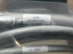 12 FT BERK-TEK HYPER-PLUS SHIELDED 24 AWG CAT5 LAN CROSSOVER CABLE BRAND UNKNOWN