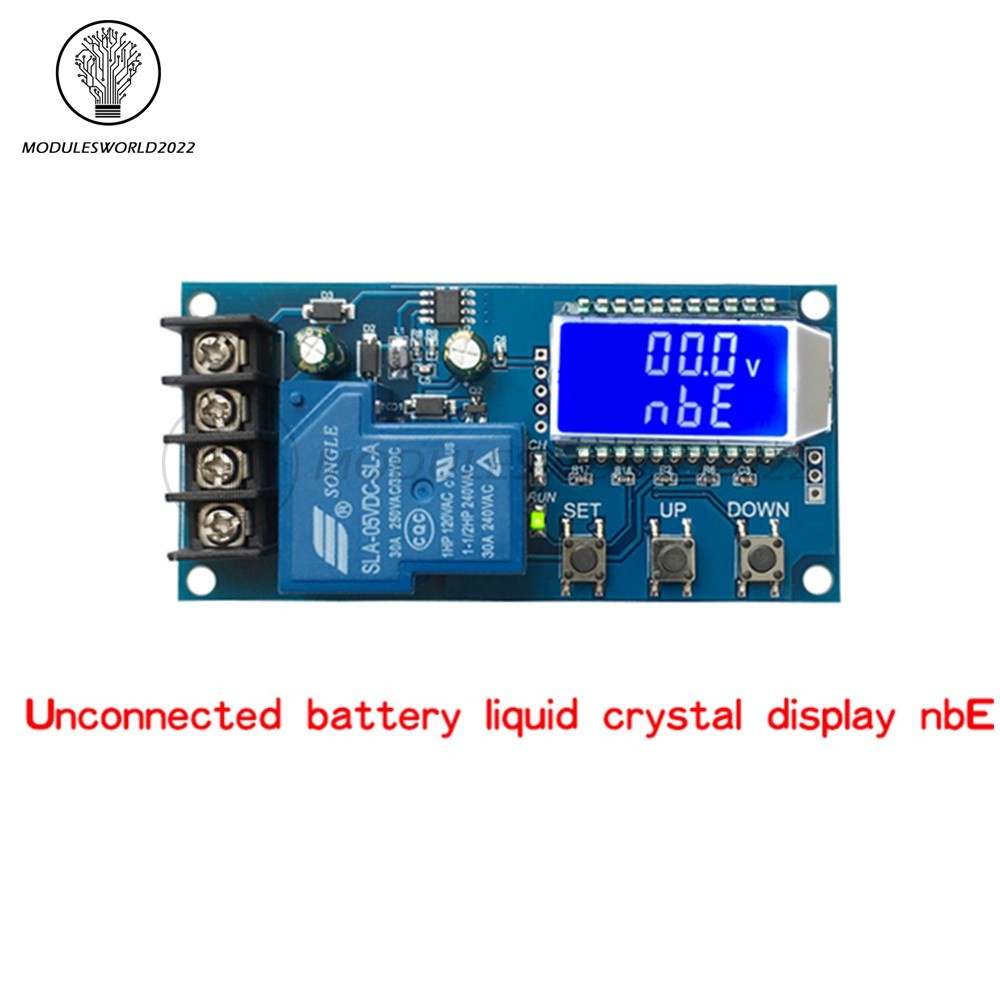 30A 6-60V Lithium Battery Charge NC Control Module Protection Board LCD Display