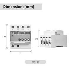 GEYA Phase Selector Switch Over Current Over&Under voltage Protector 63/80A 220V