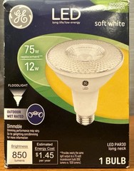GE LED Flood Bulbs, Soft White, 75W