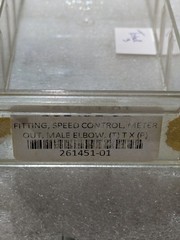 SMC AS2201F Speed Controller Meter-Out Male Elbow Pneumatic Fitting OEM Part