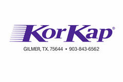380F Kor Kap 380F 1 IN GRAY PVC CTD FORM 8 C NEW