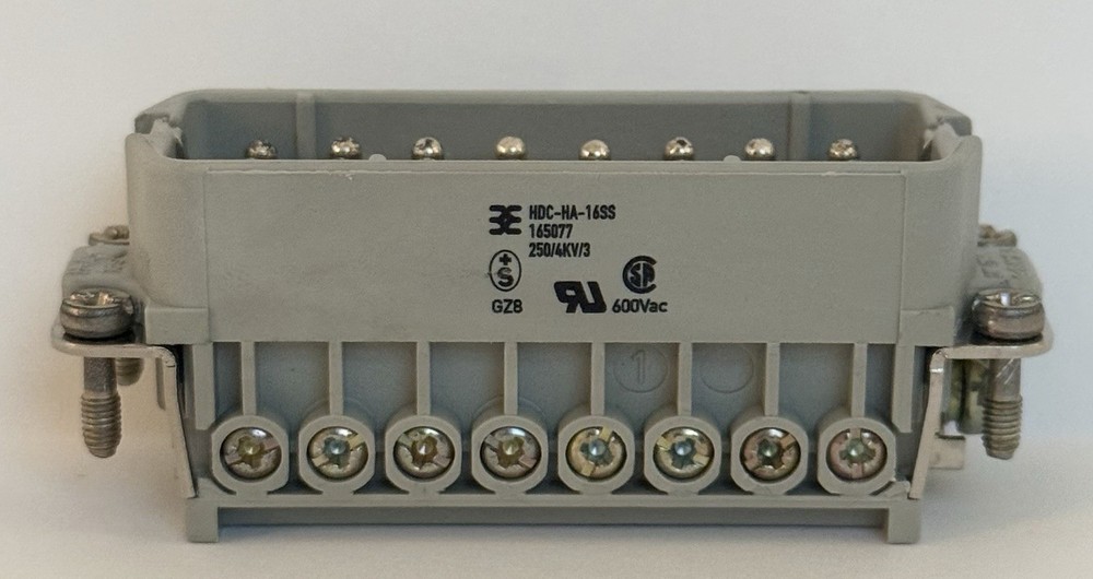 Weidmuller 1650770000 HDC-HA-16SS Heavy Duty Power Connector