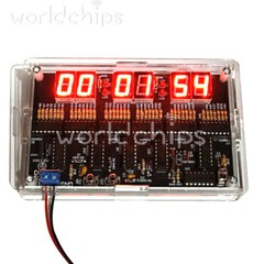 6-bit Digital Clock Circuit DIY Kit Electronic Clock Soldering Practice Kit US