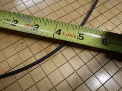 3/32″ BLACK HEAT SHRINK TUBING 4 FEET POLYOLEFIN