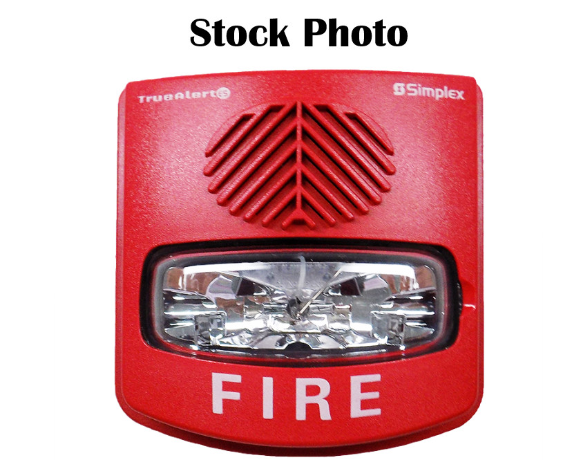 Simplex 49AV-WRFO Wall Red Fire Horn Strobe FAST FREE SHIPPING b
