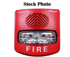Simplex 49AV-WRFO Wall Red Fire Horn Strobe FAST FREE SHIPPING b