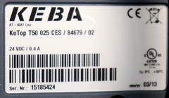 Böllhoff HMI operating terminal KEBA KeTop T50 025 CES / 84679 / 02 teach pendant