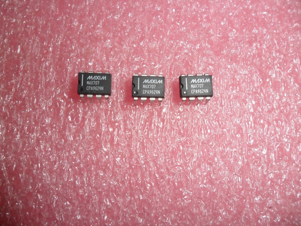 MAX707CPA IC SUPERVISORY CIRCUIT 8-PIN DIP MAXIM (LOT OF 1)