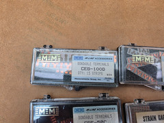 TEN PARTIAL BOXES NOS MICRO-MEASUREMENTS BONDED TERMINALS PART# IN PICTURES