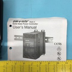 WATLOW DIN-A-MITE SOLID STATE POWER CONTROL + MINEBEA NMB 3115FS-12T-B30, 136446