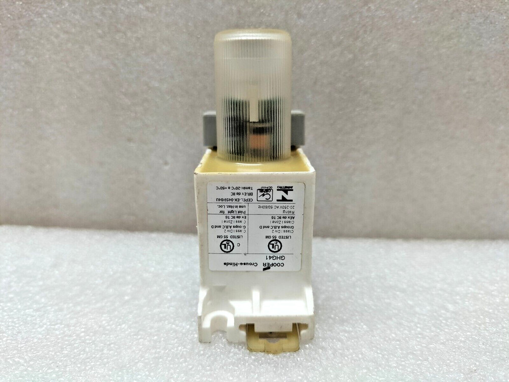 COOPER CROUSE-HINDS GHG41 CEAG GHG4171805R0001 EXP-PROOF PILOT LIGHT MODULE