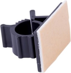 Gardner Bender 3/8 in. Plastic UVB Kwik Clip, Black (6-Pack) Case of 6