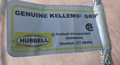 4 NEW Hubbell / Kellems 02201021, 2.000″ – 2.490″ Single Eye Cable Support Grip