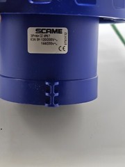 Scame Eureka Series SCM560B9W Flush Mounting Appliance Inlet – Bleu – 4P 5W IP67
