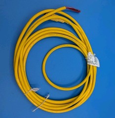 Mencom MAC-6MP-4M 1/2-20 Cordset, 6 Pole, Male Straight, 4 M