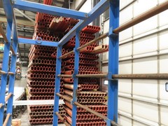 Industrial Custom Wire Spool Organizer Rack Cable Management 36 Rod 113x32x90″