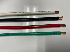 125′ EA THHN THWN 6 AWG GAUGE BLACK WHITE RED COPPER WIRE + 125 8 AWG GREEN
