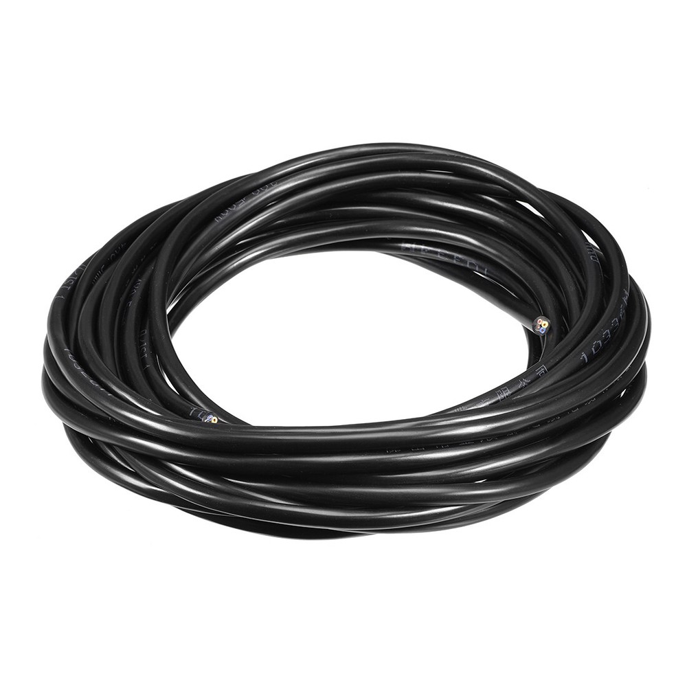 RVV Wire Cable Extension Cord Copper Wire Conductor 4 Core 20 AWG 10M/32.8ft
