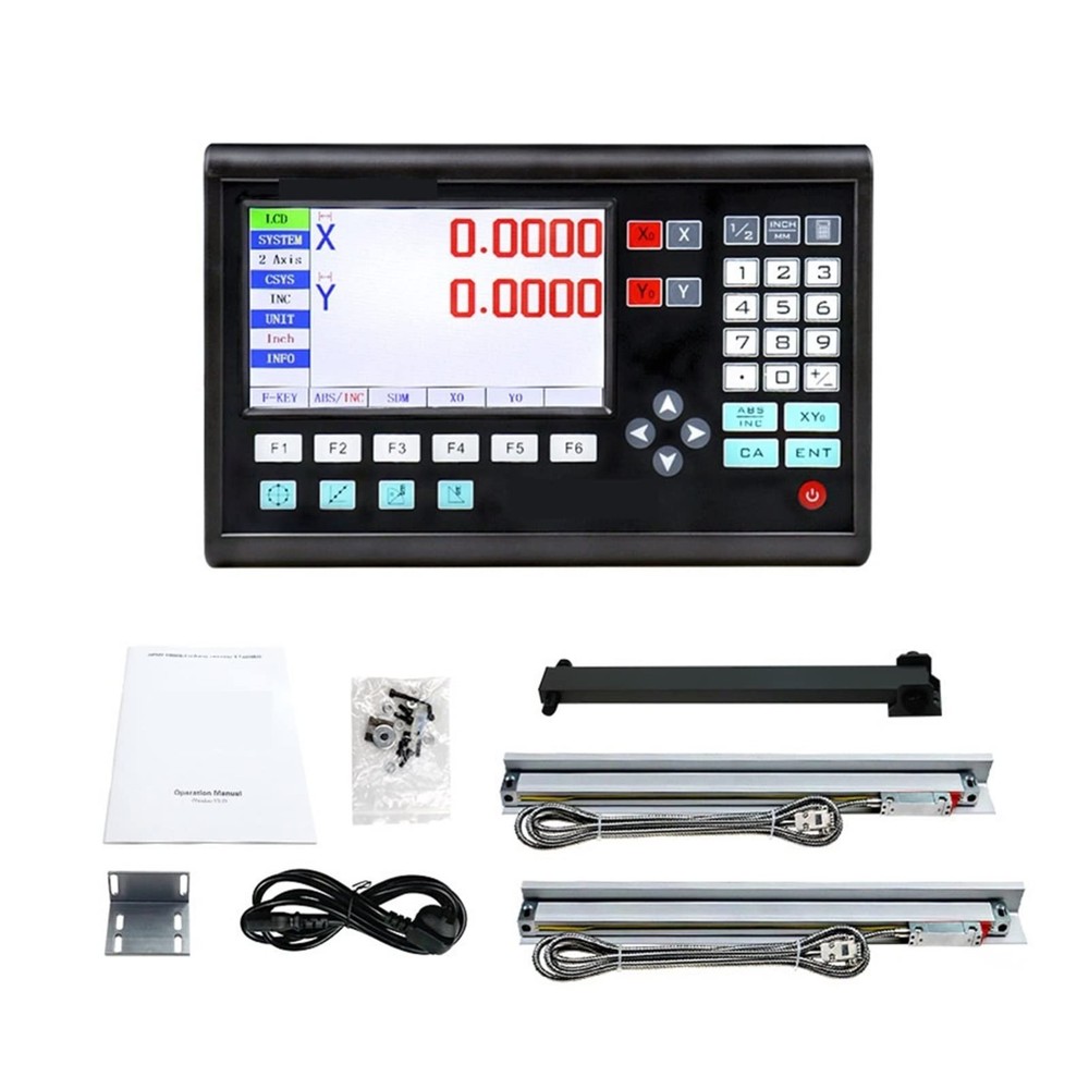 2/3 Axis Digital Readout Linear Scale DRO Display 5um for Bridgeport Mill Lathe