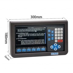Digital Readout w/ 7″ Screen Support Preview Drawing for Magnetic Linear Scales