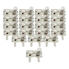 20 Pair AA Battery Springs Conversion Contacts for Battery Box Remote Control