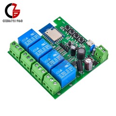 4 Channel 433MHz Wifi Smart Switch Module APP ControlAC85V-250V/Micro USB 5V