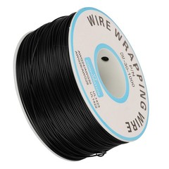 (Black)1Roll WiRe Wrapping Single Copper Wire Strand 30AWG Cable 0.25mm Core NY