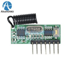 315/433MHz RF Module Receiver Remote Control 4 Channel Learning Decoder Board