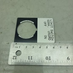8 Pack Allen Bradley 30mm Push Button Legend Plate ON OFF *New See Pictures