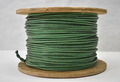 Encore Wire 10 AWG GRN/Yel Strand Copper 500′ Spool 1230 AWM 600V MTW/AWM/TEW