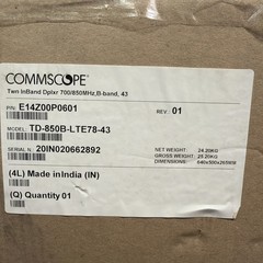 CommScope TD-850B-LTE78-43 700/850 Mhz Twin B-Band Diplexer NEW