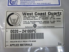 AMAT 0020-24100 8″ Insulator With Anteane PC2 TI, 110249